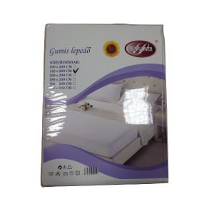 Sunflower gumis lepedő – 140×200 cm (fehér)